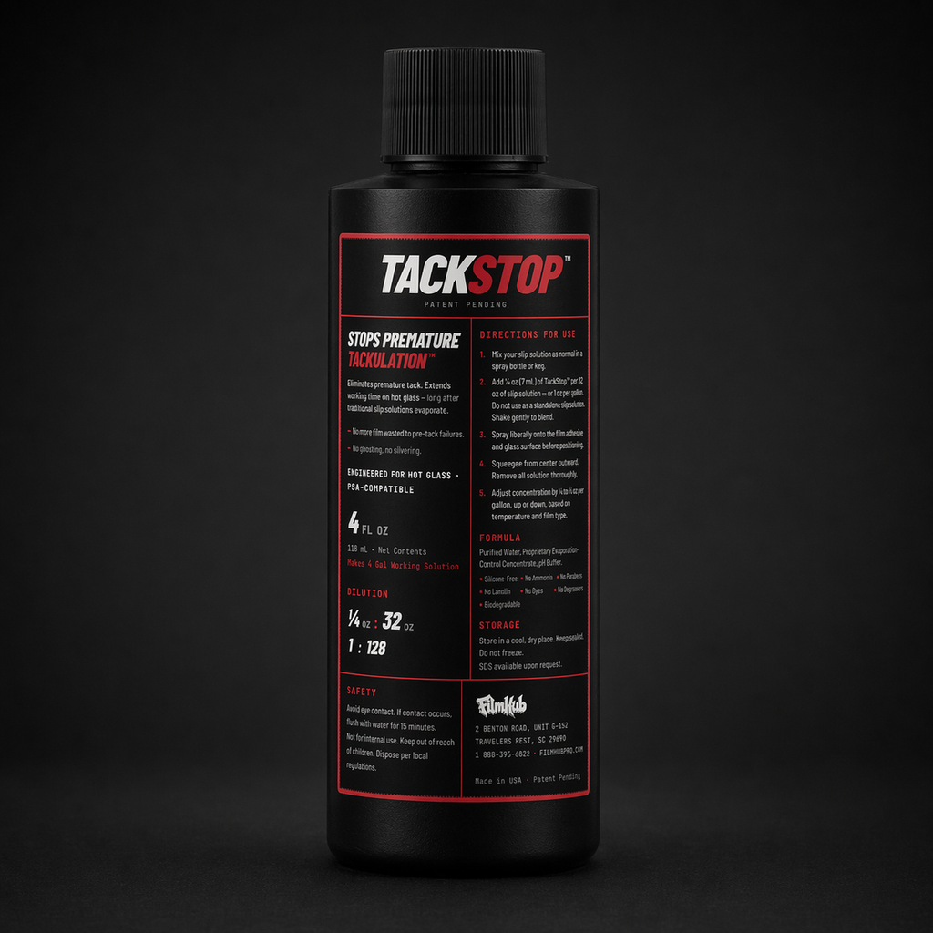 TackStop™ – Premature Tackulation Control Additive for Window Film Installation
