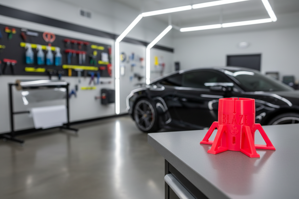 BlazeBase 2.0 in professional automotive tinting shop
